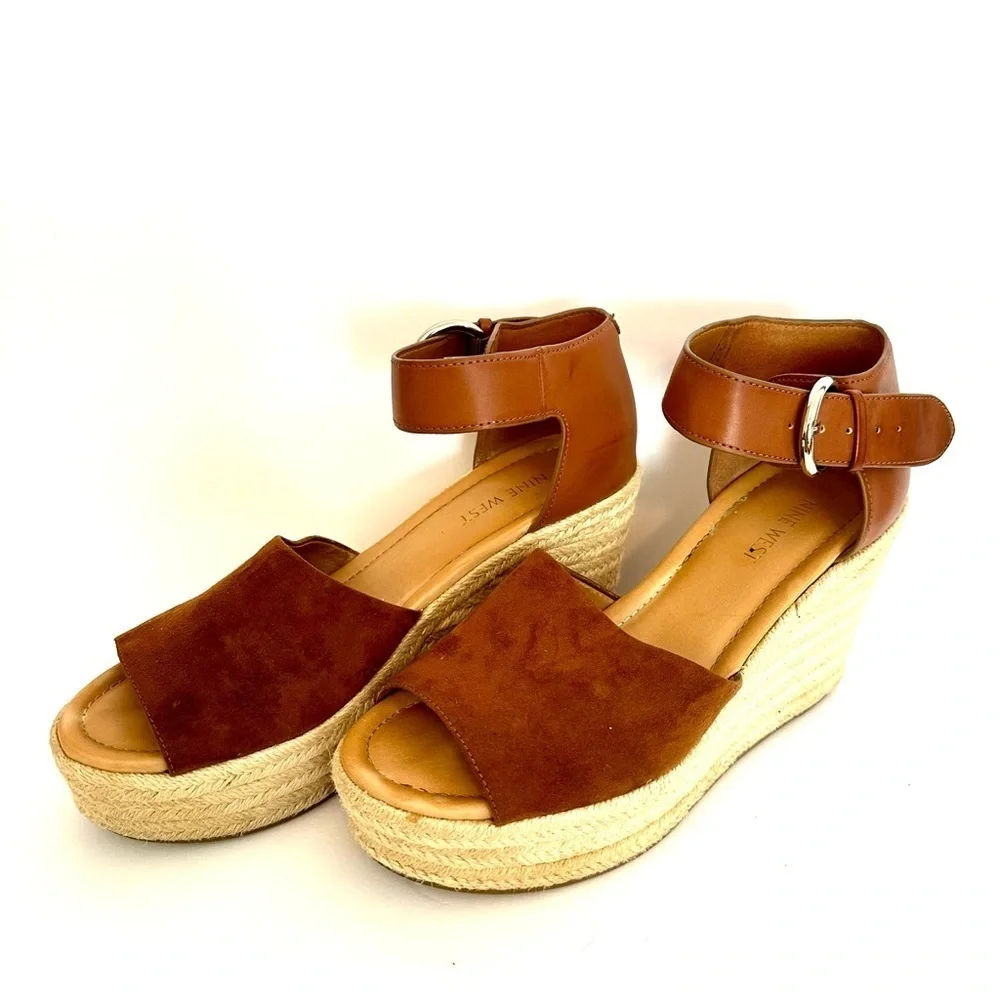 Nine West Suede Espadrille Size 9